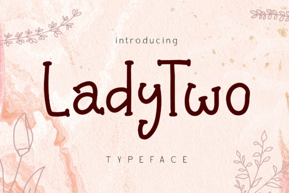 Lady Two Font Poster 1