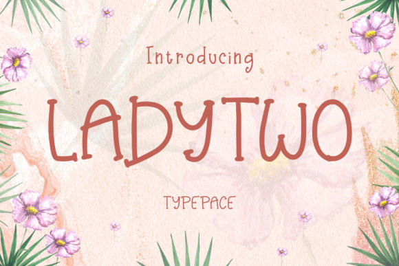 Lady Two Font Poster 9