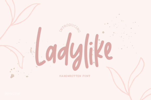 Ladylike Font Poster 1