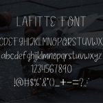 Lafitte Font Poster 5