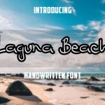 Laguna Beach Font Poster 1