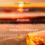 Laguna Beach Font Poster 4