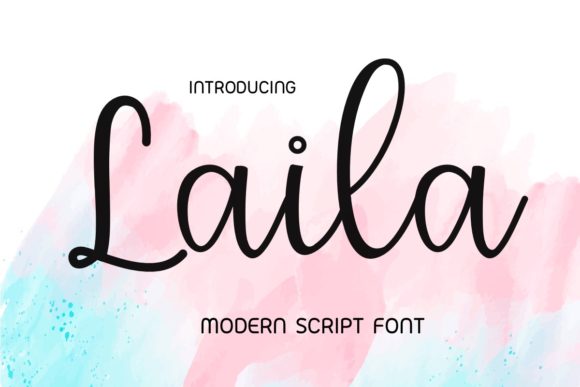 Laila Font Poster 1