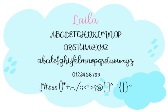 Laila Font Poster 4