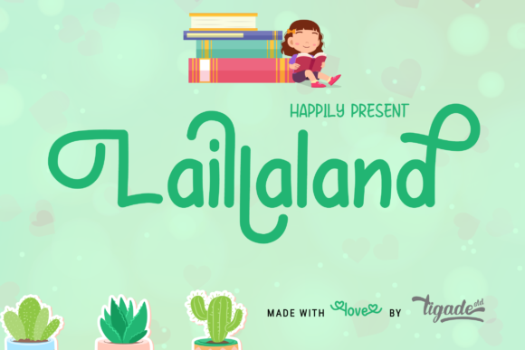 Laillaland Font Laillaland Font Poster 1