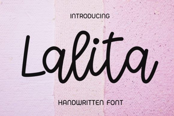 Lalita Font Poster 1