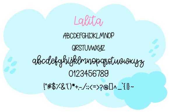Lalita Font Poster 5