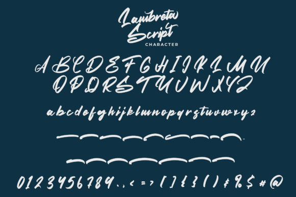Lambreta Font Poster 7