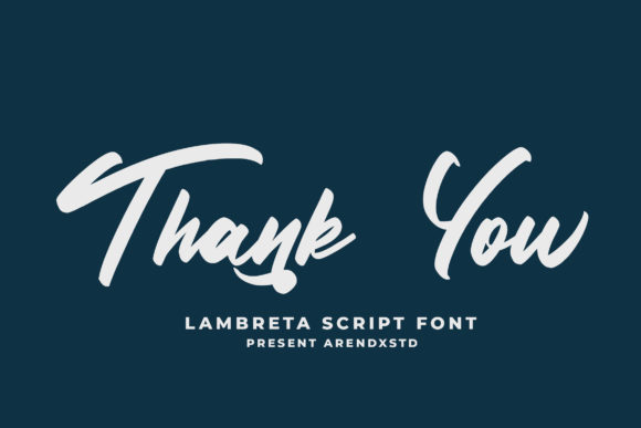 Lambreta Font Poster 9