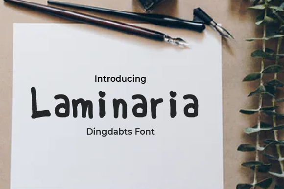Laminaria Font Poster 2