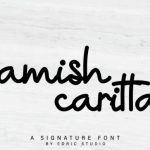 Lamish Caritta Font Poster 1