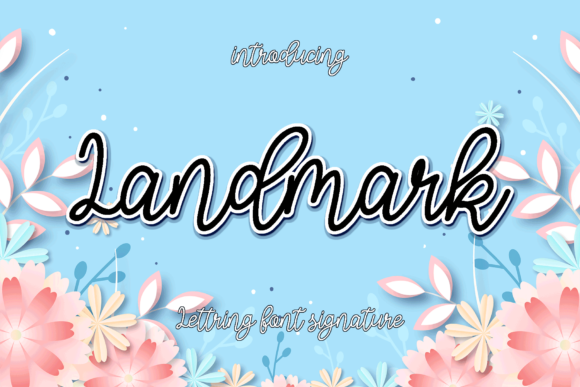 Landmark Font Poster 1