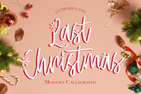 Last Christmas Font Poster 1