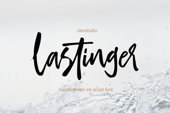 Lastinger Font Poster 1