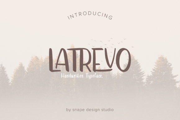 Latrevo Font Poster 1