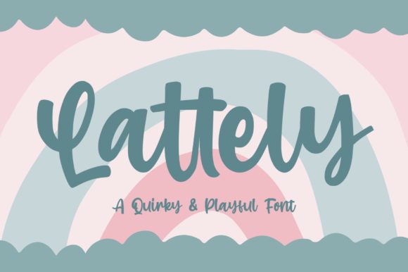 Lattely Font Poster 1