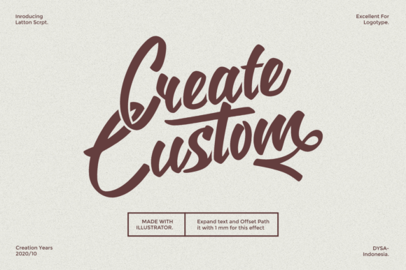 Latton Font Poster 2