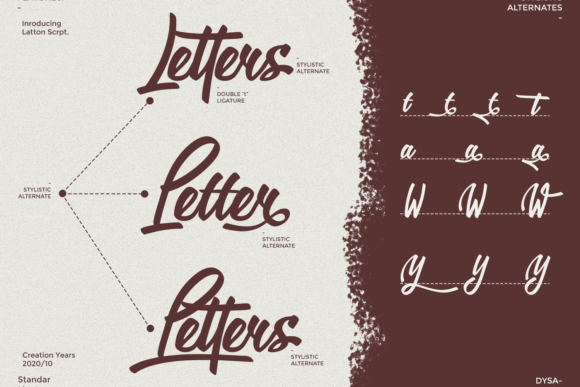 Latton Font Poster 3