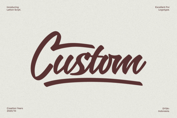 Latton Font Poster 9