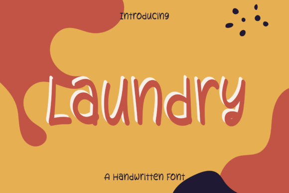 Laundry Font Poster 1