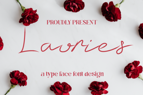 Lauries Font Poster 1