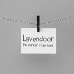 Lavendoor Font Poster 1