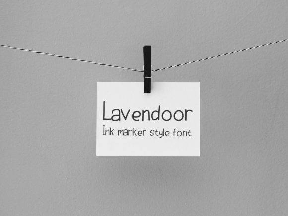 Lavendoor Font Poster 1