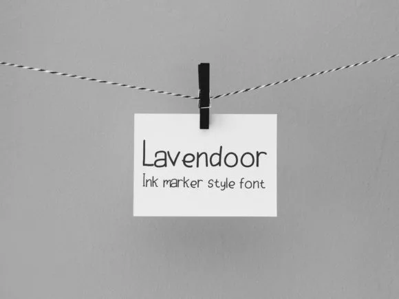 Lavendoor Font Lavendoor Font Poster 1