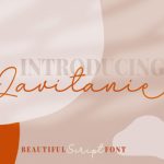 Lavitanie Font Poster 1