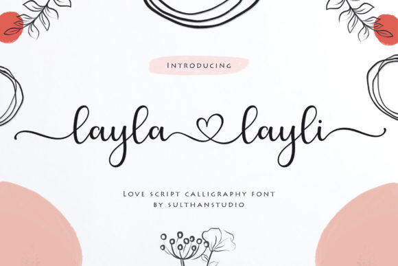 Layla Layli Font Poster 1