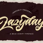 Lazyday Font Poster 1