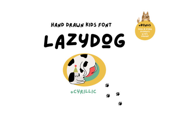 Lazydog Font Poster 1