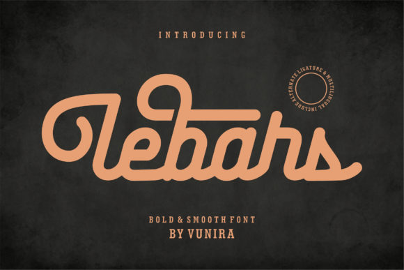 Lebars Font Poster 1