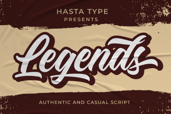 Legends Font Poster 1