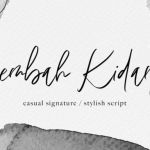 Lembah Kidang Font Poster 1