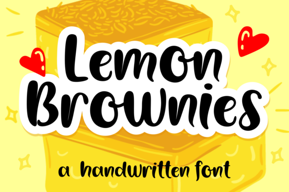 Lemon Brownies Font