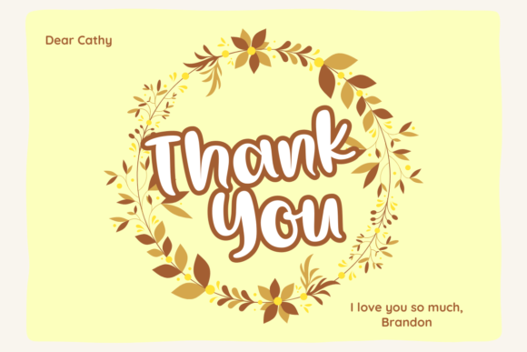 Lemon Brownies Font Poster 6