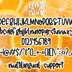 Lemon Crush Font Poster 6