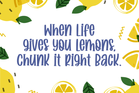 Lemon Dreams Font Poster 3