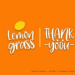 Lemon Grass Font Poster 10