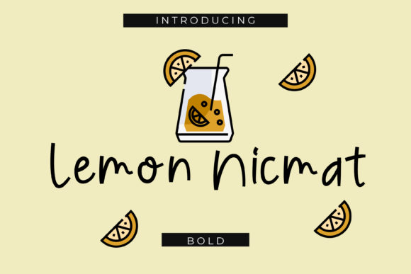 Lemon Nicmat Font