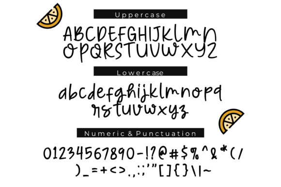 Lemon Nicmat Font Poster 3