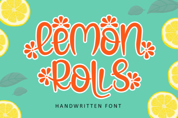 Lemon Rolls Font Poster 1