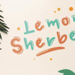Lemon Sherbet Font Poster 1