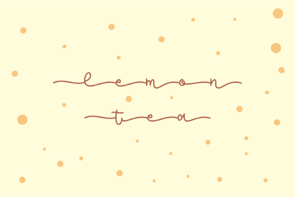 Lemon Tea Font