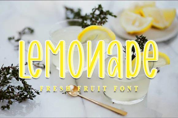 Lemonade Font Lemonade Font Poster 1