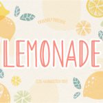 Lemonade Font Poster 1