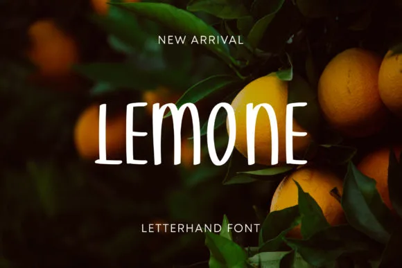 Lemone Summer Font Poster 1