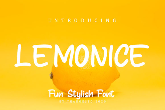 Lemonice Font