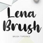 Lena Font Poster 1